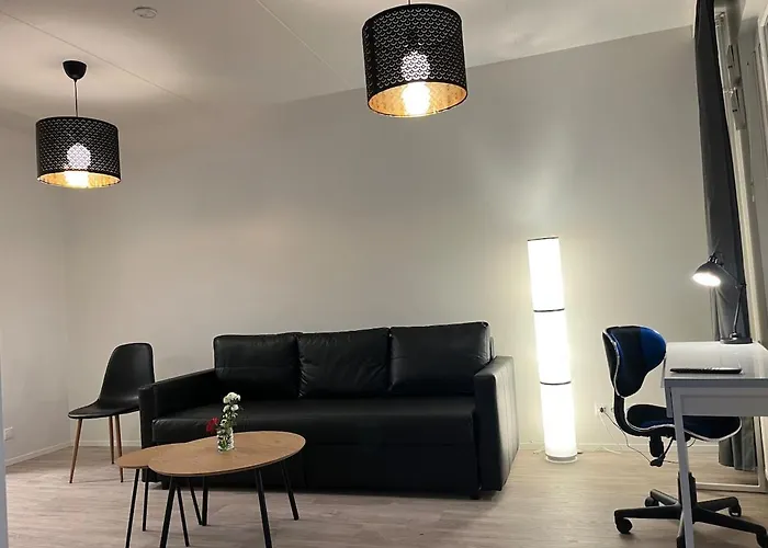 Bright Sauna 50m To Train, Near Airport Apartman